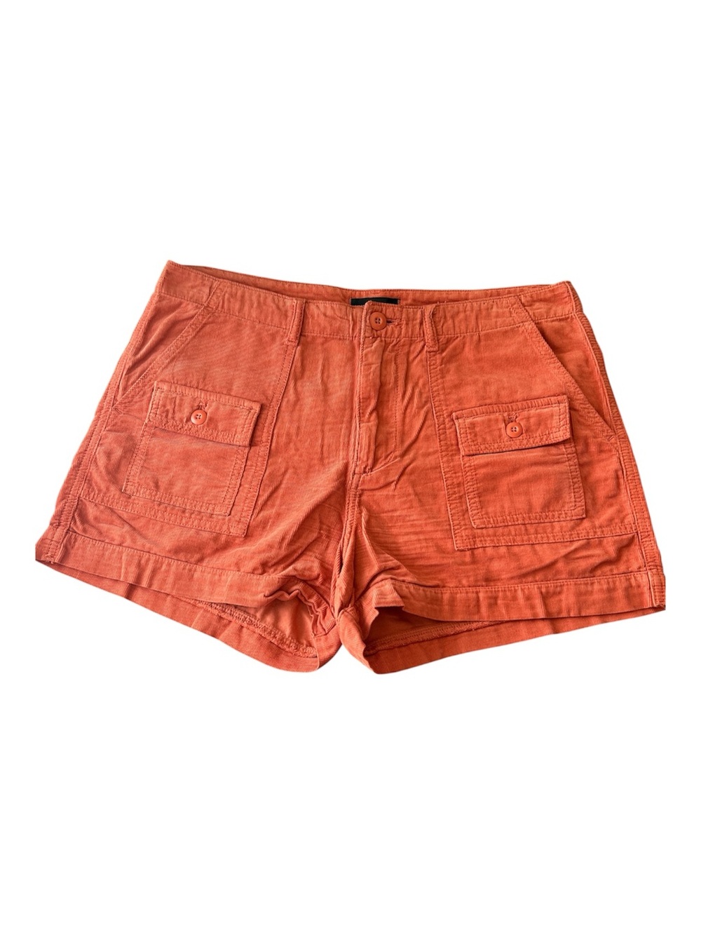 Silver Jeans Co Women Utility Casual Burnt Orange Shorts Size 27